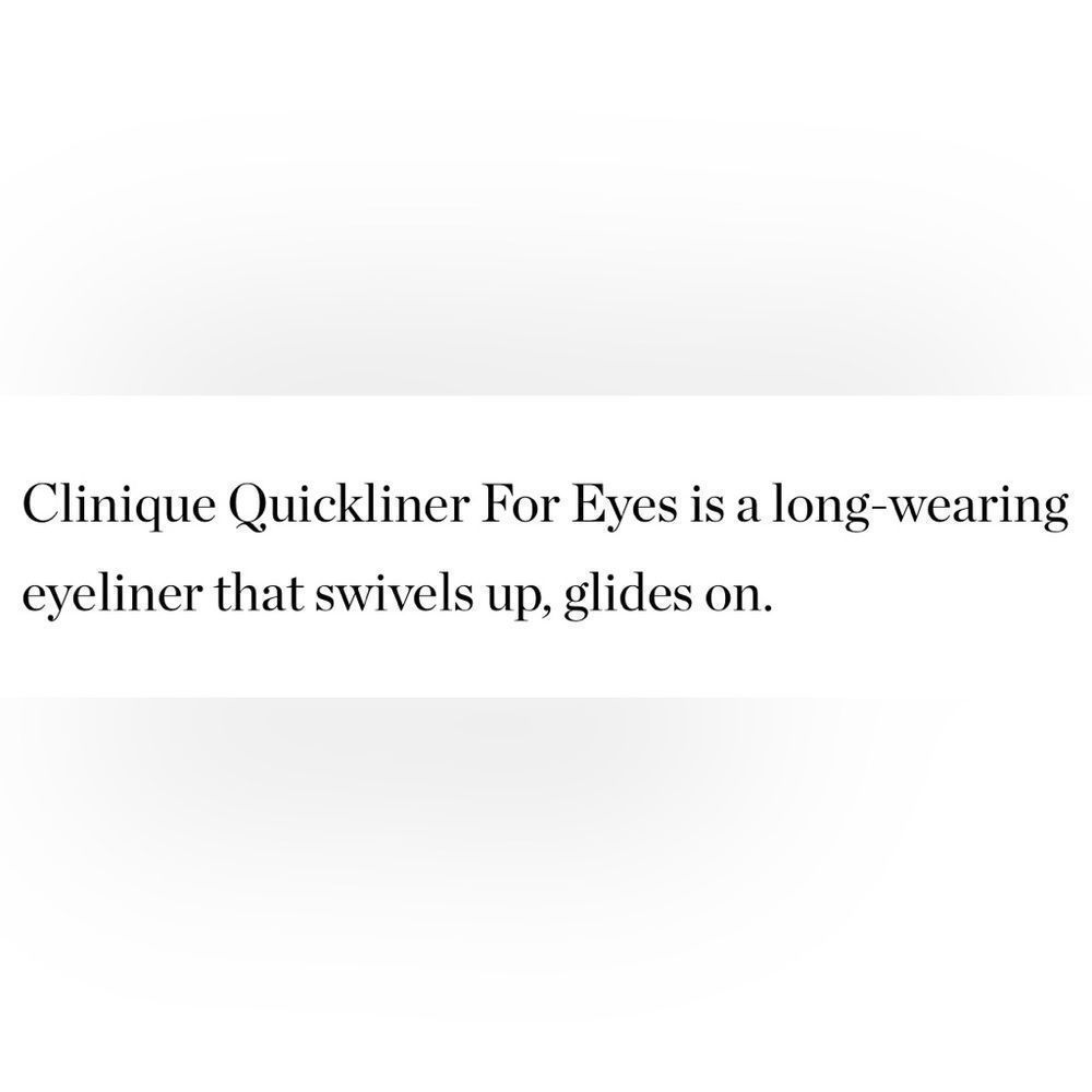 $7❤️‍🔥 LAST 1! Clinique Quickliner for Eyes Eyeliner INTENSE BLACK 👁 NEW Liner - Picture 4 of 6